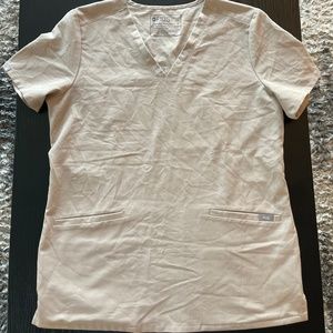 FIGS small beige casma top